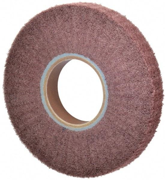 Norton - 8" Diam 220 Grit Aluminum Oxide Unmounted Flap Wheel - 3" Hole, 1" Wide, Density 5, Nonwoven, Grade Fine, 2,500 Max RPM - Americas Industrial Supply
