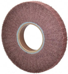 Norton - 8" Diam 220 Grit Aluminum Oxide Unmounted Flap Wheel - 3" Hole, 1" Wide, Density 5, Nonwoven, Grade Fine, 2,500 Max RPM - Americas Industrial Supply
