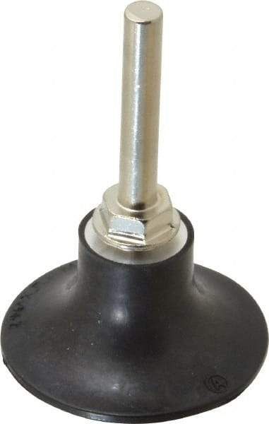 Norton - 2" Diam Quick-Change Type S Disc Backing Pad - 1/4" Shank Diam, Medium Density, 25,000 RPM, Speed-Lok TS Compatible - Americas Industrial Supply