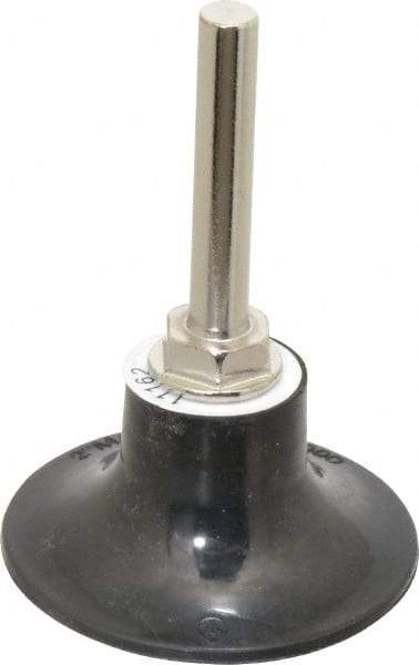Norton - 2" Diam Quick-Change Type R Disc Backing Pad - 1/4" Shank Diam, Medium Density, 25,000 RPM, Speed-Lok TR Compatible - Americas Industrial Supply