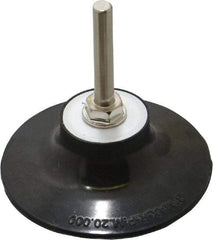 Norton - 3" Diam Quick-Change Type R Disc Backing Pad - 1/4" Shank Diam, Medium Density, 20,000 RPM, Speed-Lok TR Compatible - Americas Industrial Supply