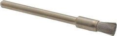 Anderson - 3/16" Brush Diam, Crimped, End Brush - 1/8" Diam Shank, 25,000 Max RPM - Americas Industrial Supply