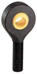 Igus - 5/8" ID, 1-1/2" Max OD, 945 Lb Max Static Cap, Self Aligning Spherical Rod End - 5/8-18 LH, 5/8" Shank Diam, 1-5/8" Shank Length, Thermoplastic with Plastic Raceway - Americas Industrial Supply