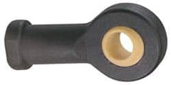 Igus - 10mm ID, 30mm Max OD, 698 Lb Max Static Cap, Self Aligning Spherical Rod End - M10x1.5 LH, 15mm Shank Diam, 20mm Shank Length, Thermoplastic with Plastic Raceway - Americas Industrial Supply