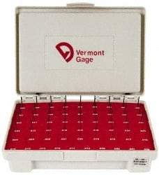 Vermont Gage - 55 Piece, 0.006-0.06 Inch Diameter Plug and Pin Gage Set - Plus 0.0002 Inch Tolerance, Class ZZ - Americas Industrial Supply