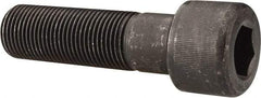 Value Collection - 1-12 UNF Hex Socket Drive, Socket Cap Screw - Alloy Steel, Black Oxide Finish, Partially Threaded, 3-1/2" Length Under Head - Americas Industrial Supply