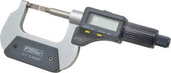 Fowler - 0" to 1" Mechanical Blade Micrometer - 0.0002" Accuracy, 0.001mm Graduation, 0.03" Blade Thickness, Friction Thimble, Digital Counter - Americas Industrial Supply
