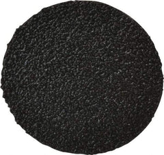3M - 2" Disc Diam, 50 Grit, Zirconia Alumina Quick Change Disc - Type R Attaching System, Coated, Black, Coarse Grade, 25,000 RPM, 501C Series - Americas Industrial Supply
