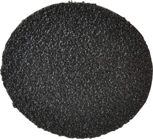 3M - 2" Disc Diam, 60 Grit, Zirconia Alumina Quick Change Disc - Type R Attaching System, Coated, Black, Medium Grade, 25,000 RPM, 501C Series - Americas Industrial Supply