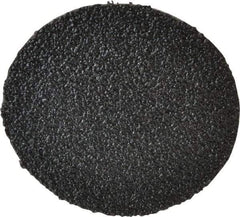 3M - 2" Disc Diam, 60 Grit, Zirconia Alumina Quick Change Disc - Type R Attaching System, Coated, Black, Medium Grade, 25,000 RPM, 501C Series - Americas Industrial Supply