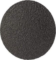 3M - 2" Disc Diam, 80 Grit, Zirconia Alumina Quick Change Disc - Type R Attaching System, Coated, Black, Medium Grade, 25,000 RPM, 501C Series - Americas Industrial Supply