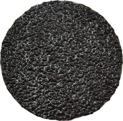 3M - 2" Disc Diam, 36 Grit, Zirconia Alumina Quick Change Disc - Type S Attaching System, Coated, Black, Very Coarse Grade, 25,000 RPM, 501C Series - Americas Industrial Supply