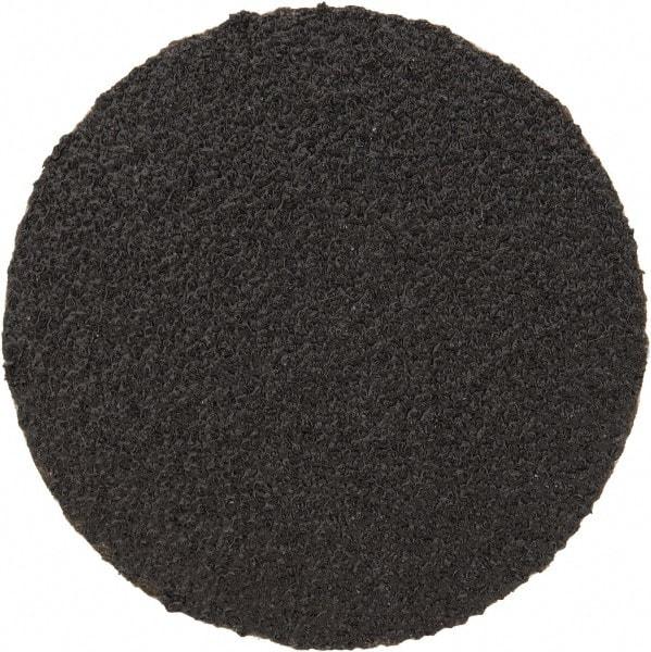 3M - 2" Disc Diam, 60 Grit, Zirconia Alumina Quick Change Disc - Type S Attaching System, Coated, Black, Medium Grade, 25,000 RPM, 501C Series - Americas Industrial Supply