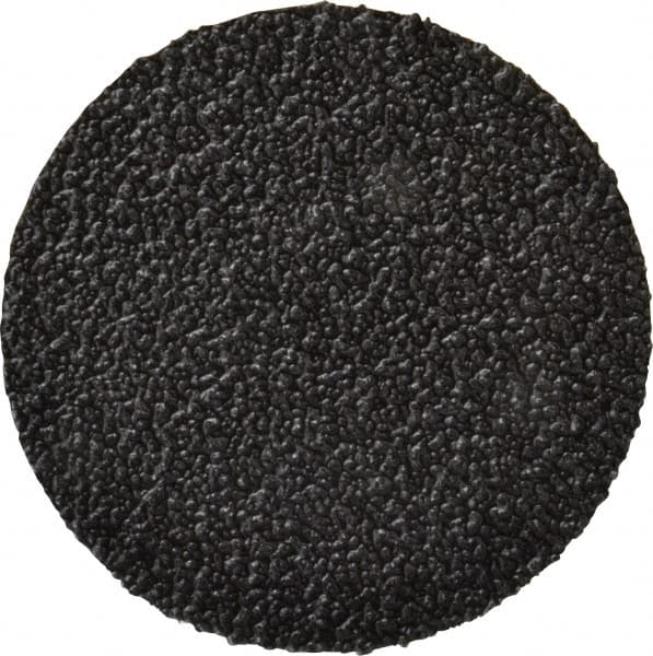 3M - 3" Disc Diam, 36 Grit, Zirconia Alumina Quick Change Disc - Type S Attaching System, Coated, Black, Very Coarse Grade, 20,000 RPM, 501C Series - Americas Industrial Supply