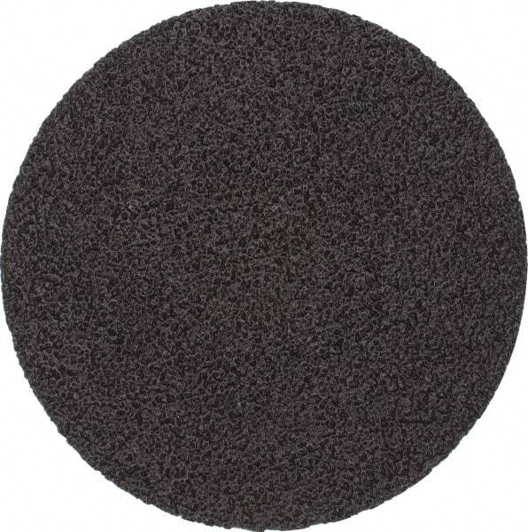 3M - 3" Disc Diam, 50 Grit, Zirconia Alumina Quick Change Disc - Type S Attaching System, Coated, Black, Coarse Grade, 20,000 RPM, 501C Series - Americas Industrial Supply