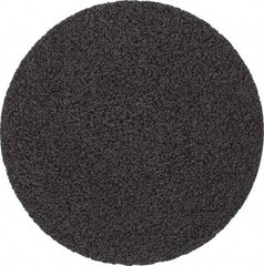 3M - 3" Disc Diam, 50 Grit, Zirconia Alumina Quick Change Disc - Type S Attaching System, Coated, Black, Coarse Grade, 20,000 RPM, 501C Series - Americas Industrial Supply