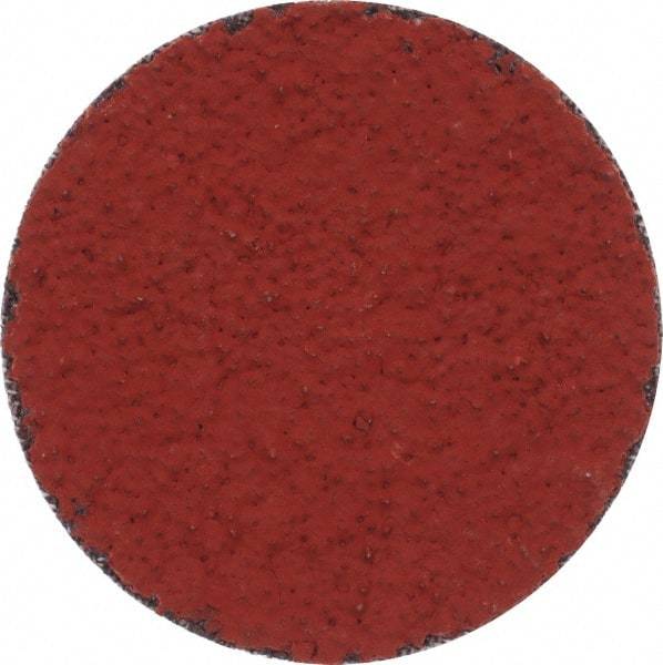 3M - 2" Disc Diam, 36 Grit, Ceramic Quick Change Disc - Type S Attaching System, Coated, Orange, Very Coarse Grade, 25,000 RPM, 777F Series - Americas Industrial Supply