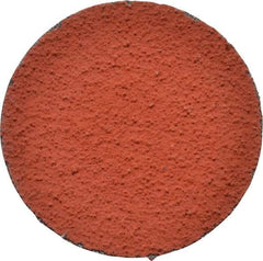 3M - 2" Disc Diam, 60 Grit, Ceramic Quick Change Disc - Type S Attaching System, Coated, Orange, Medium Grade, 25,000 RPM, 777F Series - Americas Industrial Supply