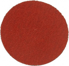3M - 2" Disc Diam, 120 Grit, Ceramic Quick Change Disc - Type S Attaching System, Coated, Orange, Fine Grade, 25,000 RPM, 777F Series - Americas Industrial Supply