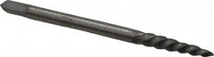 Interstate - Spiral Flute Screw Extractor - #1 Extractor for 3/32 to 5/32" Screw, 2" OAL - Americas Industrial Supply