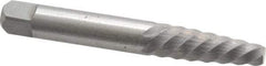 Interstate - Spiral Flute Screw Extractor - #5 Extractor for 3/8 to 5/8" Screw, 3-3/8" OAL - Americas Industrial Supply