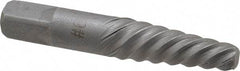 Interstate - Spiral Flute Screw Extractor - #6 Extractor for 5/8 to 7/8" Screw, 3-3/4" OAL - Americas Industrial Supply