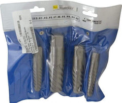 Interstate - 4 Piece Spiral Flute Screw Extractor Set - Screw Range 3/4 to 2-1/8" - Americas Industrial Supply