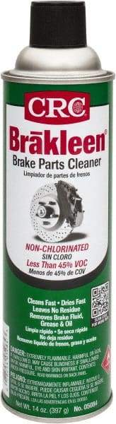 CRC - Nonchlorinated Brake Parts Cleaner - 14 oz Aerosol Can - Americas Industrial Supply