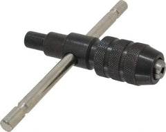 Made in USA - 1/2 to 3/4" Tap Capacity, T Handle Tap Wrench - 4-1/2" Overall Length - Americas Industrial Supply