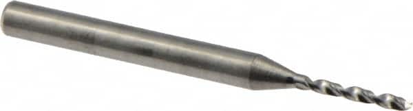 M.A. Ford - #55, 130° Drill Point, 1/8" Shank Diam, Fast Spiral Circuit Board Drill Bit - Americas Industrial Supply