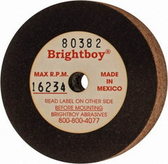 Cratex - 2" Diam x 1/4" Hole x 1/2" Thick, 46 Grit Surface Grinding Wheel - Coarse Grade - Americas Industrial Supply