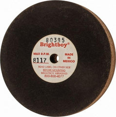 Cratex - 3" Diam x 1/4" Hole x 1/2" Thick, 46 Grit Surface Grinding Wheel - Coarse Grade - Americas Industrial Supply