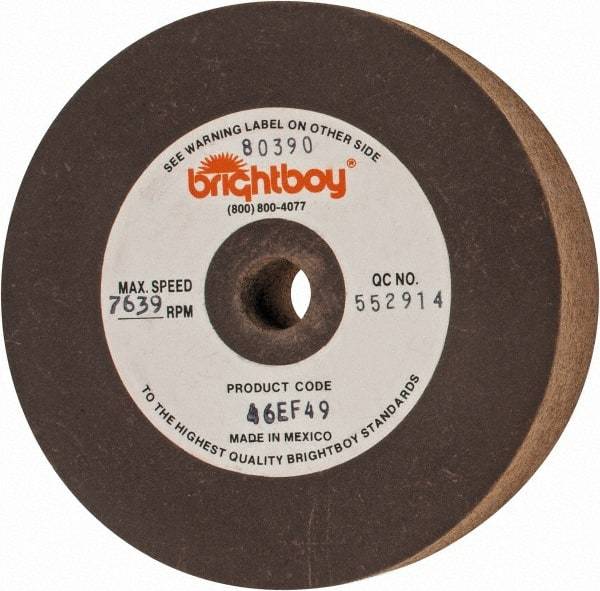 Cratex - 4" Diam x 1/2" Hole x 1" Thick, 46 Grit Surface Grinding Wheel - Coarse Grade - Americas Industrial Supply
