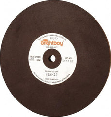 Cratex - 8" Diam x 1/2" Hole x 1/2" Thick, 46 Grit Surface Grinding Wheel - Coarse Grade - Americas Industrial Supply