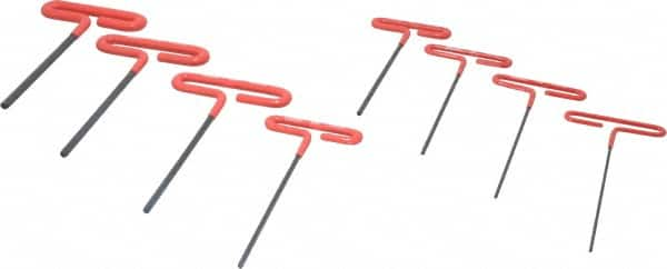 Eklind - 8 Piece T-Handle Hex Key Set - Exact Industrial Supply