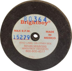 Cratex - 2" Diam x 1/8" Hole x 1/8" Thick, 46 Grit Surface Grinding Wheel - Coarse Grade - Americas Industrial Supply