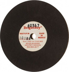 Cratex - 3" Diam x 1/4" Hole x 1/8" Thick, 46 Grit Surface Grinding Wheel - Coarse Grade - Americas Industrial Supply