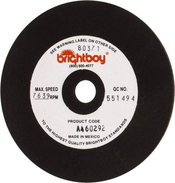 Cratex - 4" Diam x 1/2" Hole x 1/8" Thick, 46 Grit Surface Grinding Wheel - Coarse Grade - Americas Industrial Supply