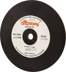 Cratex - 6" Diam x 1/2" Hole x 1/4" Thick, 46 Grit Surface Grinding Wheel - Coarse Grade - Americas Industrial Supply