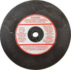 Cratex - 6" Diam x 1/2" Hole x 1/2" Thick, 46 Grit Surface Grinding Wheel - Coarse Grade - Americas Industrial Supply