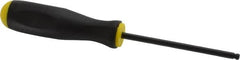 Bondhus - 3/16" Hex Ball End Driver - 3.8" Blade Length, Ergonomic Molded Cushion Grip Handle, 204mm OAL - Americas Industrial Supply