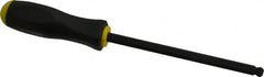 Bondhus - 3/8" Hex Ball End Driver - 6.6" Blade Length, Ergonomic Molded Cushion Grip Handle, 287mm OAL - Americas Industrial Supply