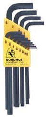 Bondhus - 12 Piece L-Key Hex Key Set - Americas Industrial Supply