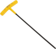 Bondhus - 5/32" Hex, T-Handle Cushion Grip, Ball End Hex Key - 8-1/2" OAL, Protanium High Torque Steel, Inch System of Measurement - Americas Industrial Supply