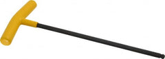 Bondhus - 5/16" Hex, T-Handle Cushion Grip, Ball End Hex Key - 10-1/2" OAL, Protanium High Torque Steel, Inch System of Measurement - Americas Industrial Supply