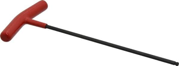 Bondhus - 5mm Hex, T-Handle Cushion Grip, Ball End Hex Key - 246mm OAL, Protanium High Torque Steel, Metric System of Measurement - Americas Industrial Supply