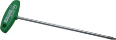Wiha - T15 Standard Torx Key - Flag-Style, 7-7/8" Length Under Head, 200mm OAL - Americas Industrial Supply