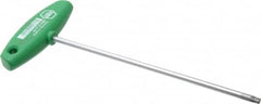 Wiha - T27 Standard Torx Key - Flag-Style, 7-7/8" Length Under Head, 200mm OAL - Americas Industrial Supply
