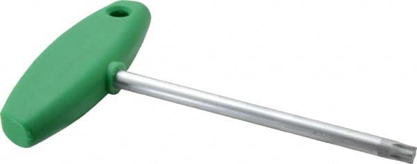 Wiha - T50 Standard Torx Key - Flag-Style, 5.91" Length Under Head, 150mm OAL - Americas Industrial Supply
