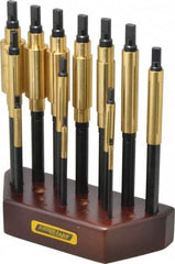 Made in USA - 13 Piece Barrel Lap Set - 3/16 to 1" Hole Diam - Americas Industrial Supply